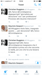 Maurizio Gasparri contro La Sapienza